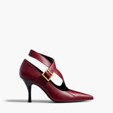 Khaite - Sloan Pump in Oxblood Leather