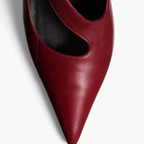 Khaite - Sloan Pump in Oxblood Leather