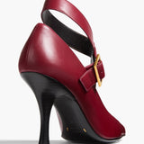 Khaite - Sloan Pump in Oxblood Leather
