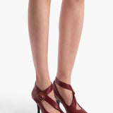 Khaite - Sloan Pump in Oxblood Leather