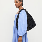 Loeffler Randall - Sofia Black Smocked Hobo Bag