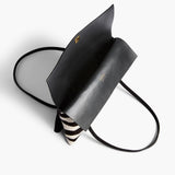 Khaite - Soft Blake Small Shoulder Bag in Zebra Print Haircalf and Black Suede