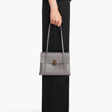 Khaite - Soft Blake Small Shoulder Bag in Dark Haze