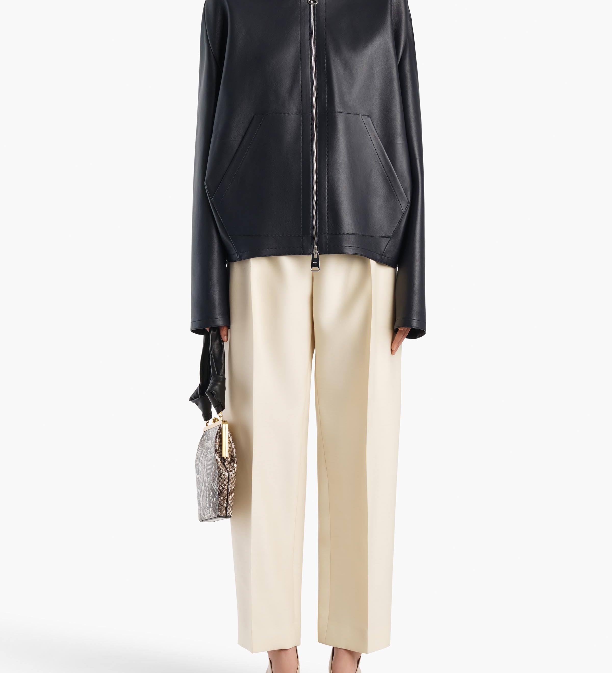 Khaite - Somera Pant in Ivory Glow