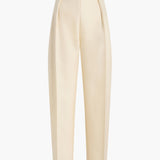 Khaite - Somera Pant in Ivory Glow