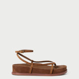 Loeffler Randall - Sonny Cacao Suede Wrap Sandal