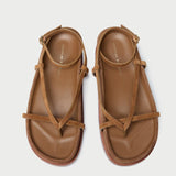 Loeffler Randall - Sonny Cacao Suede Wrap Sandal