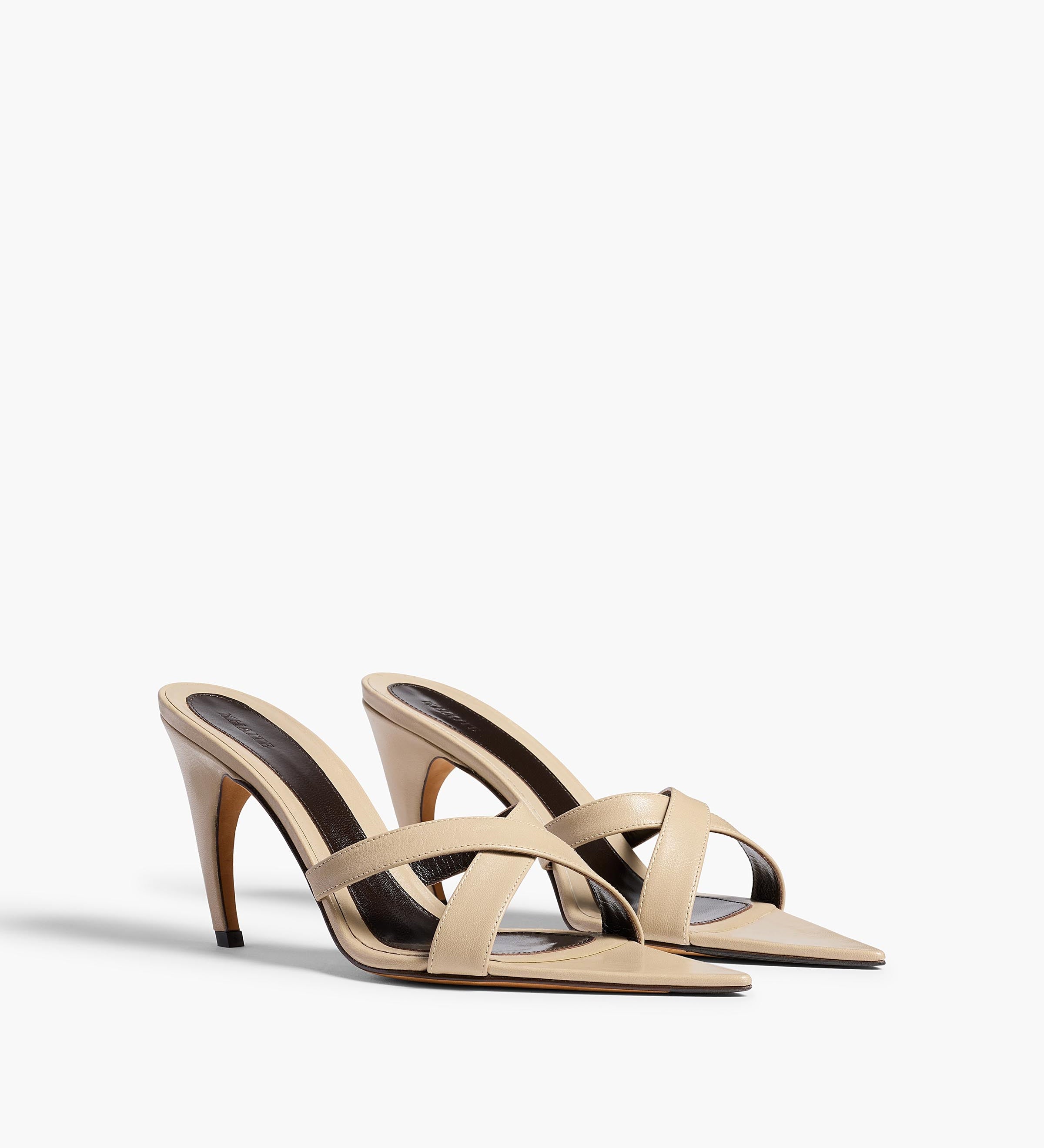 Khaite - Sophie Sandal in Taupe