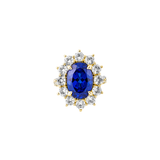 Dorsey - SPENCER, LAB BLUE SAPPHIRE RING, GOLD