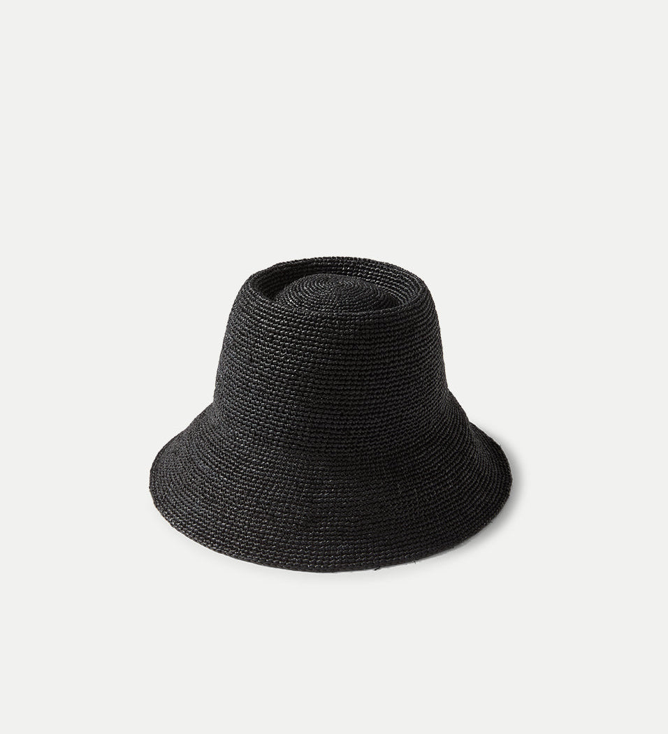 Veronica Beard - Felix Raffia Straw Bucket Hat