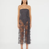 Christopher Esber - Floating Lace Strapless Dress