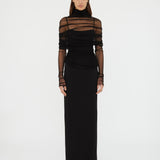 Christopher Esber - Christo Sheer Wrap Long Sleeve Dress