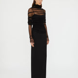 Christopher Esber - Christo Sheer Wrap Long Sleeve Dress
