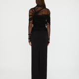 Christopher Esber - Christo Sheer Wrap Long Sleeve Dress