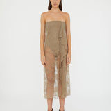 Christopher Esber - Floating Lace Strapless Dress