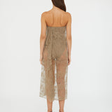 Christopher Esber - Floating Lace Strapless Dress