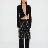 Christopher Esber - Lavalliere Draped Jersey Long Sleeve Top