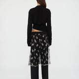 Christopher Esber - Lavalliere Draped Jersey Long Sleeve Top