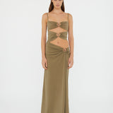 Christopher Esber - Ruched Orbit Split Dress