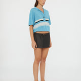 Christopher Esber - Crushed Belted Mini Skirt