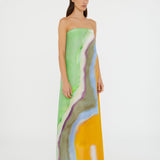 Christopher Esber - Aura Silk Strapless Dress