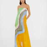 Christopher Esber - Aura Silk Strapless Dress