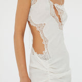 Christopher Esber - Crimped Lace Cami Dress