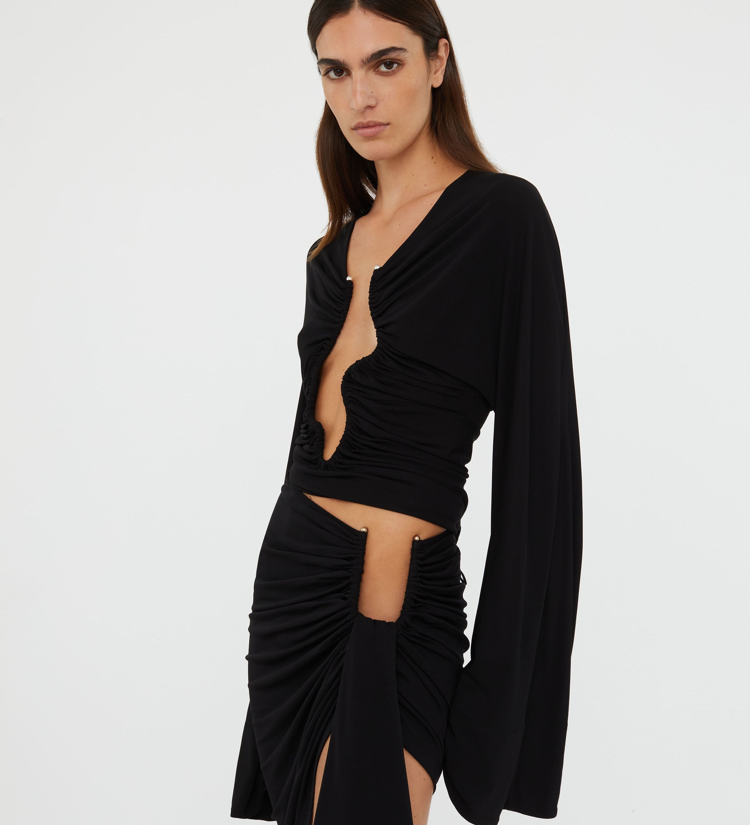 Christopher Esber - Salacia Ruched Long Sleeve Top