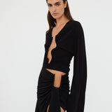 Christopher Esber - Salacia Ruched Long Sleeve Top