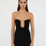 Christopher Esber - Arced Palm Strapless Dress
