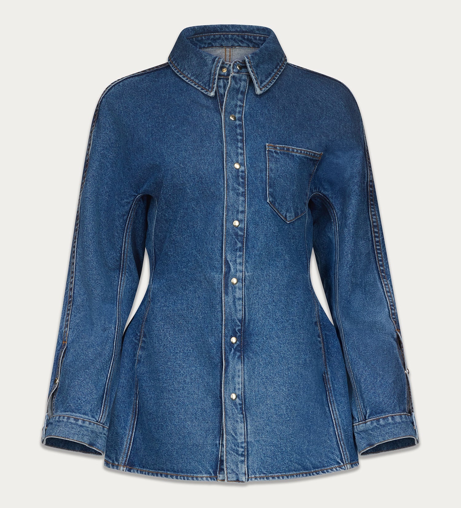 OSSOU - Cinch Shirt in Horizon Wash