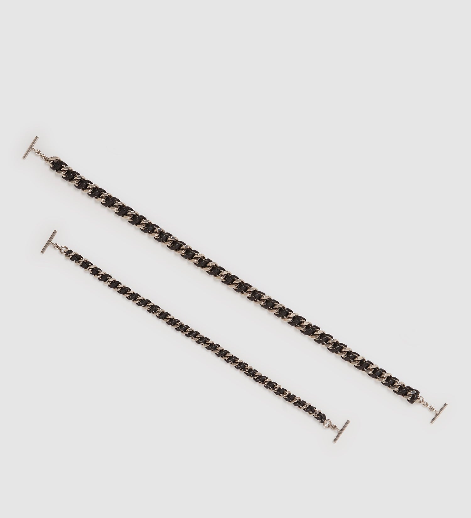 Metier - Small Chain Strap Elvis Black with Silver Hardware