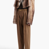 Khaite - Stallone Shearling Jacket in Natural