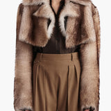 Khaite - Stallone Shearling Jacket in Natural