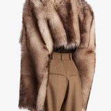 Khaite - Stallone Shearling Jacket in Natural