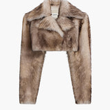 Khaite - Stallone Shearling Jacket in Natural