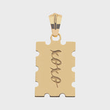 Cartolina - Jane Win Carte Postale Stamp - With Chain