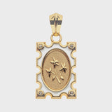 Cartolina - Jane Win Carte Postale Stamp - With Chain