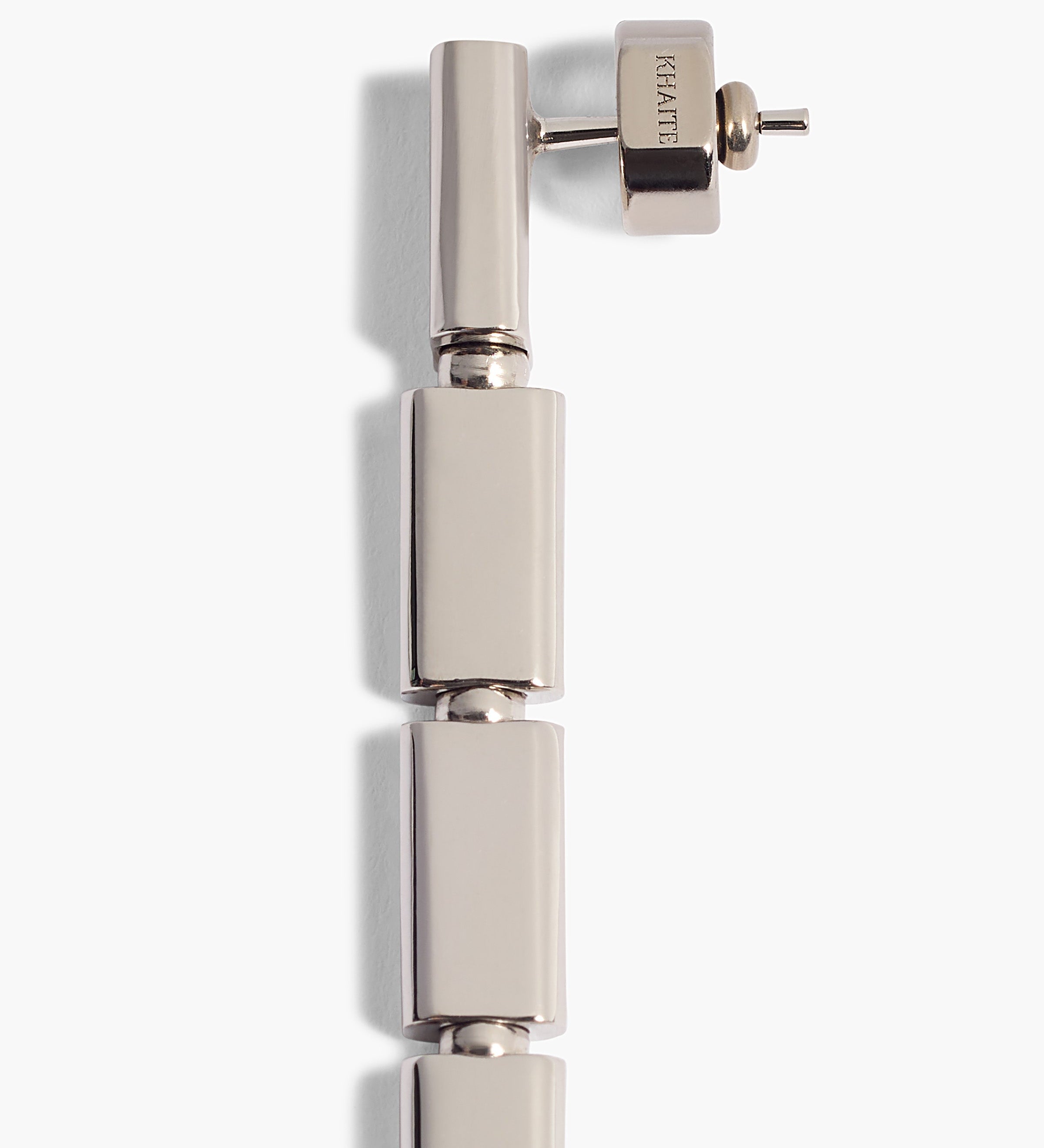 Khaite - Staple Drop Earring in Silver