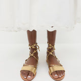 Loeffler Randall - Starla Gold Wrap Sandal