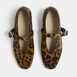 Le Monde Beryl - Stella Slipper / Leopard Calf Hair