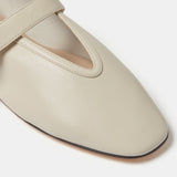 Le Monde Beryl - Stella Slipper / Ecru Leather