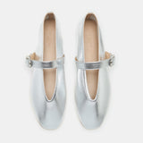 Le Monde Beryl - Stella Slipper / Metallic Silver Leather