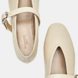 Le Monde Beryl - Stella Slipper / Ecru Naplack Leather