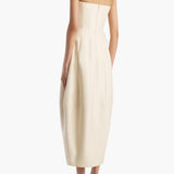 Khaite - Stela Dress in Ivory Glow