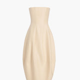 Khaite - Stela Dress in Ivory Glow