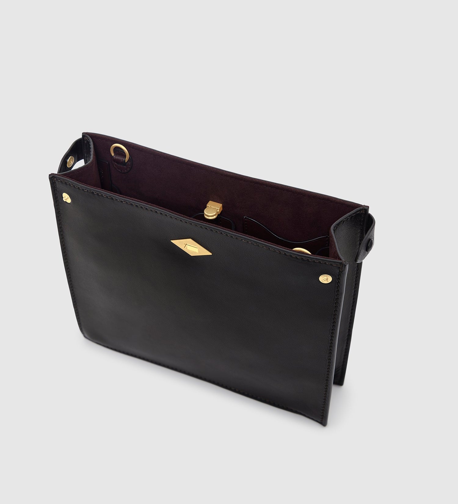 Metier - Stowaway Crossbody Buttery Nappa Black