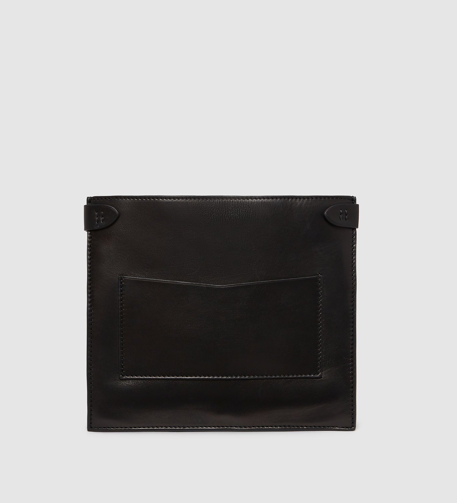 Metier - Stowaway Crossbody Buttery Nappa Black with Silver Hardware
