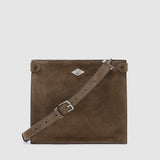 Metier - Stowaway Crossbody Suede Clay