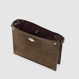 Metier - Stowaway Crossbody Suede Clay